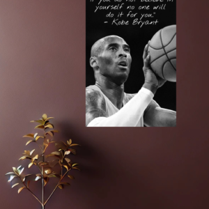 Believe & Achieve – Kobe Bryant Motivation Poster