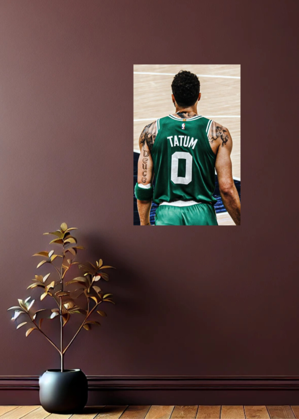 Jayson Tatum Celtics Poster – Basketball Motivation & Inspiration