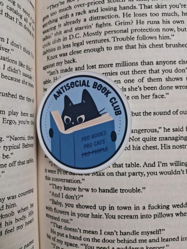 Antisocial Book Club Sticker